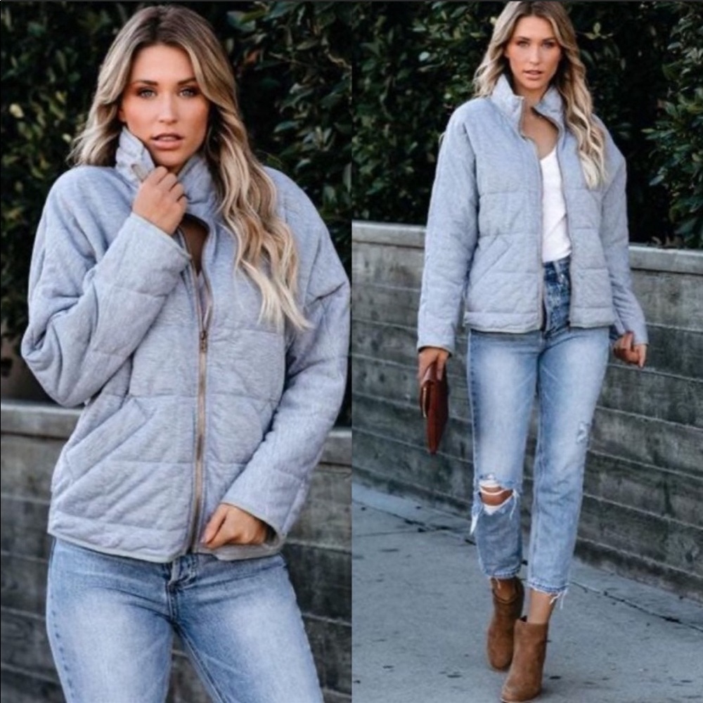 Vici Every Mile A Memory Pocketed Quilted Jacket